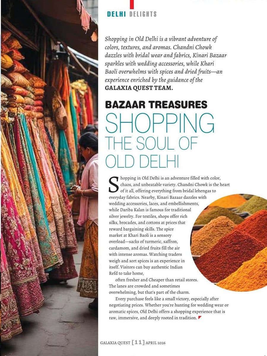Bazaar Treasures: Shopping the Soul of Old Delhi
